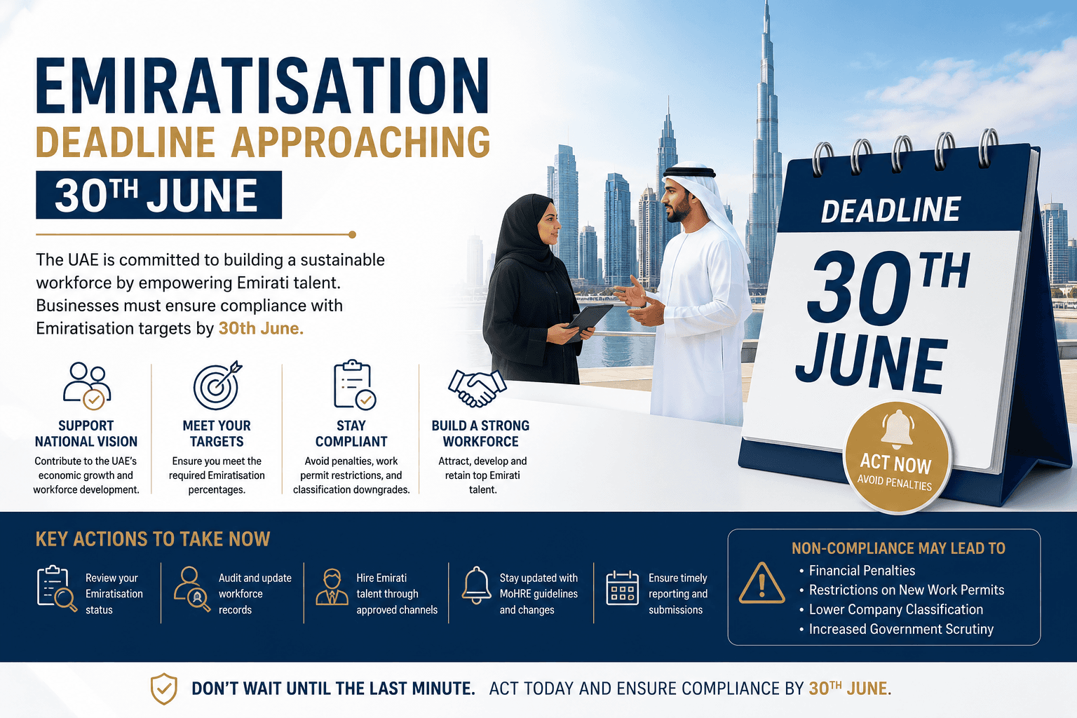 Emiratisation Deadline on 30th: What Businesses in the UAE Need to Know